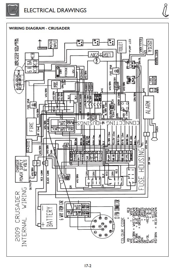 13 Pin Plug Wiring Diagram For Elddis Crusader 2009  